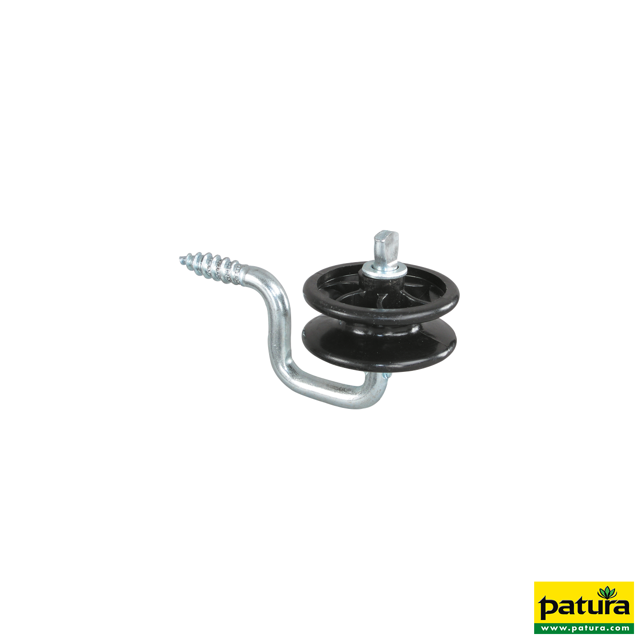 Eckrolle für Holzpfähle mit Holzgewinde, 6 Stück