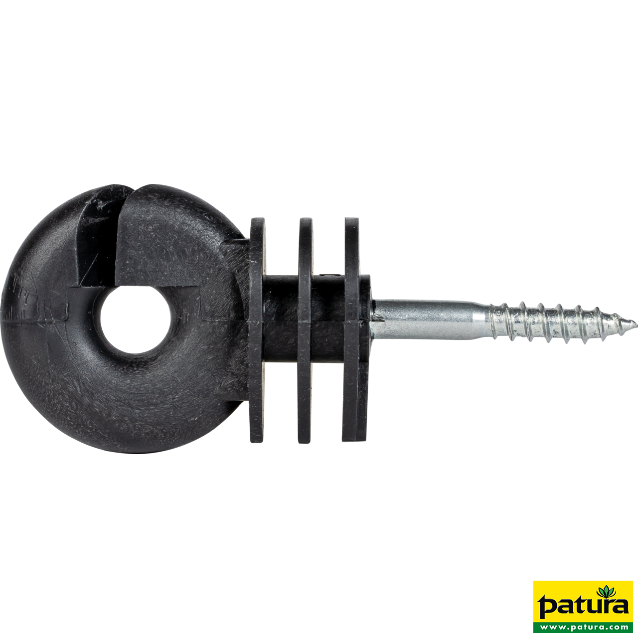 Patura Ringisolator mit selbstschneidendem Holzgewinde, 25 Stk.