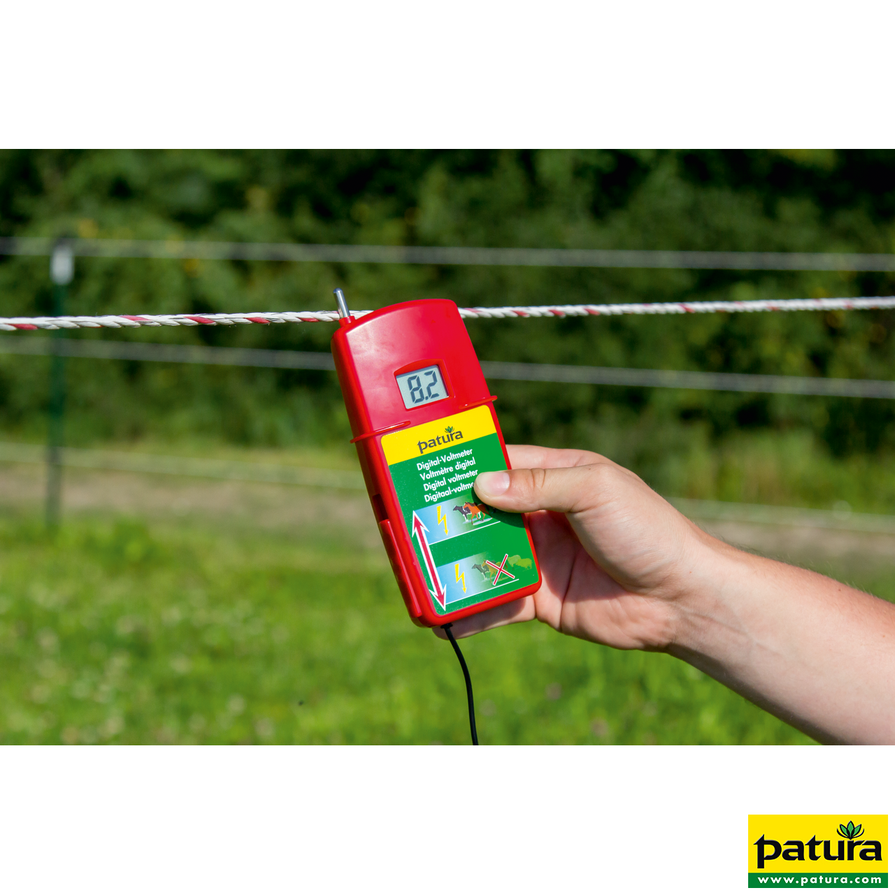 Patura Digital-Voltmeter mit Belastungswiderstand