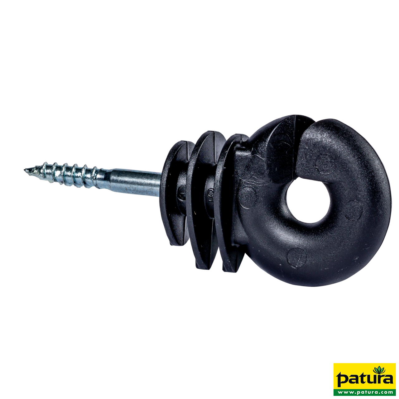 Patura Ringisolator mit selbstschneidendem Holzgewinde, 25 Stk.
