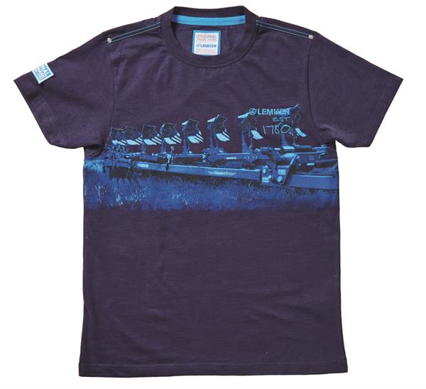 LEMKEN T-SHIRT HERREN DUNKELBAU GR.XL