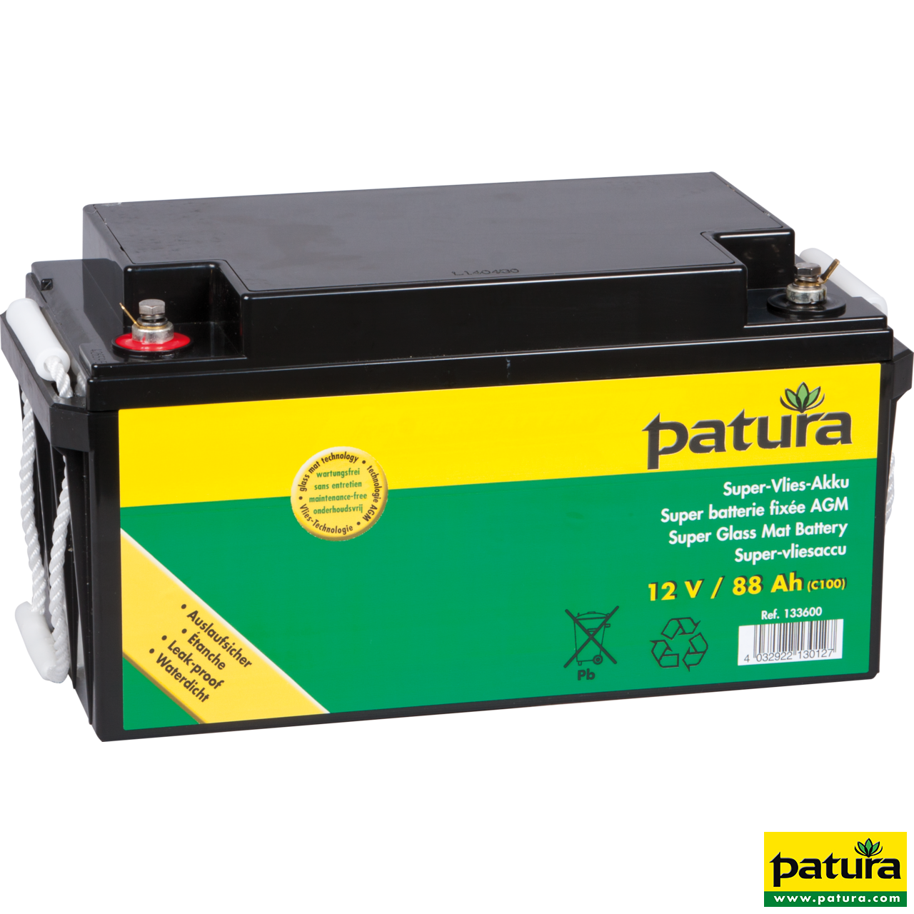 Patura Super-Vlies-Akku 12V / 88Ah
