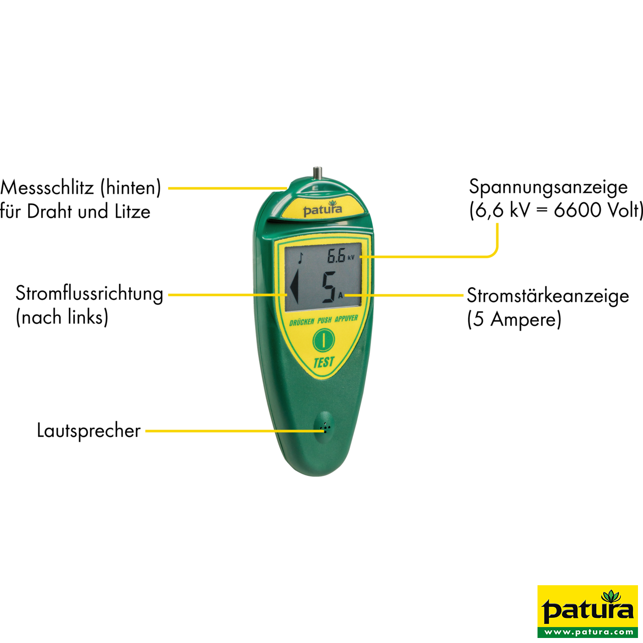 Patura Zaun-Kompass