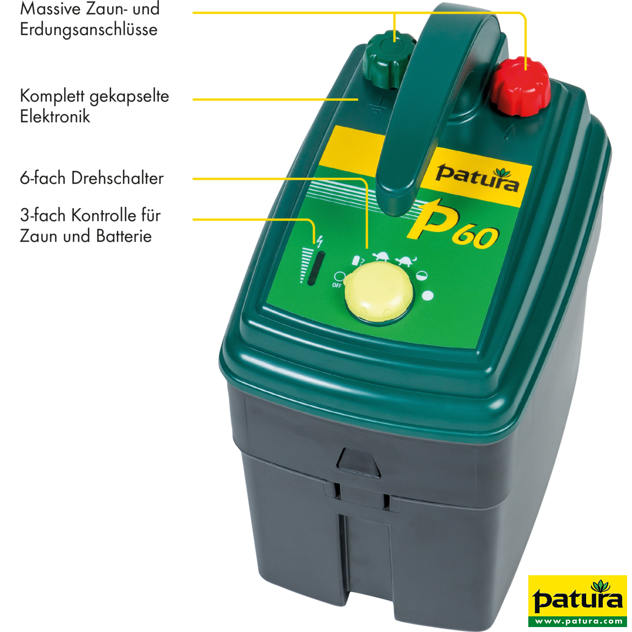 Patura Weidezaungerät P60