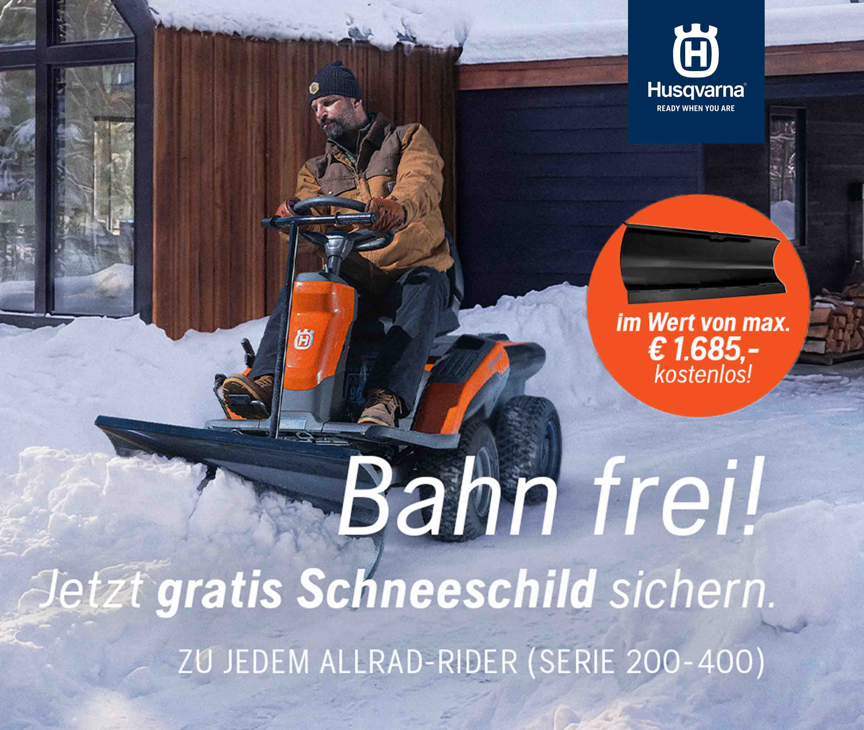 Schneeschild Aktion