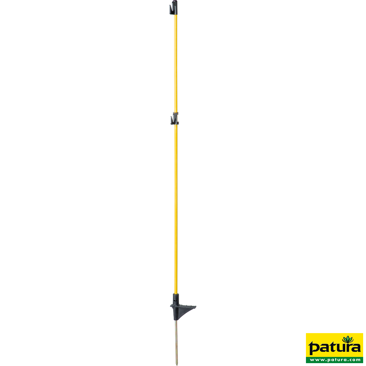 Patura Oval-Glasfiberpfahl, 1,10 m mit Metallspitze, 10 Stk.