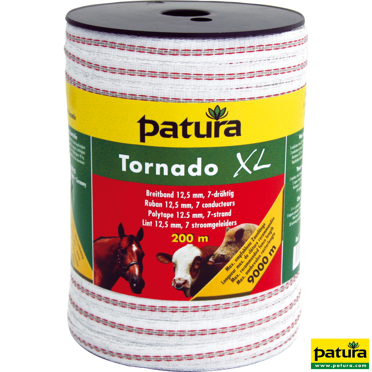 Patura Tornado XL Breitband 12,5 mm, 200 m Rolle