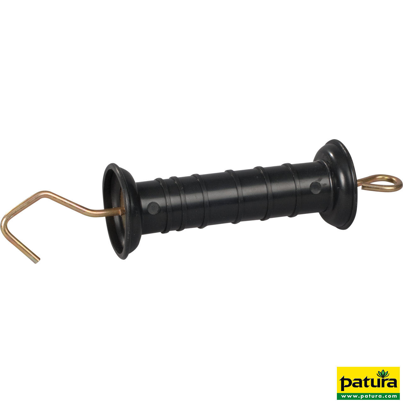 Patura Torgriff schwarz mit Haken und Feder